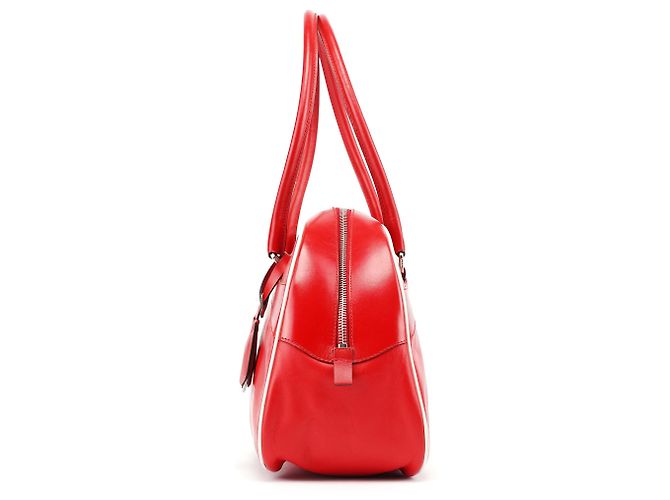 Prada Borsa Bowling in vitello rosso Primavera 2000 - vista 3