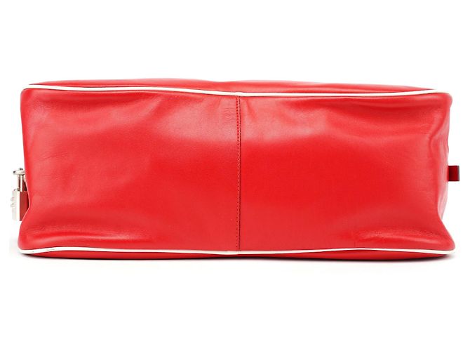 Prada Borsa Bowling in vitello rosso Primavera 2000 - vista 6
