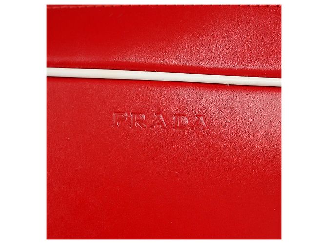 Prada Borsa Bowling in vitello rosso Primavera 2000 - vista 7