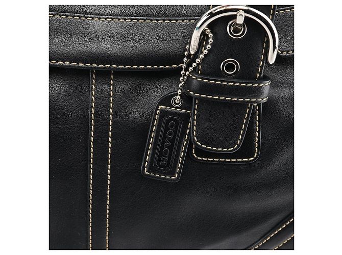 Coach Borsa Tote Soho in pelle nera - vista 8