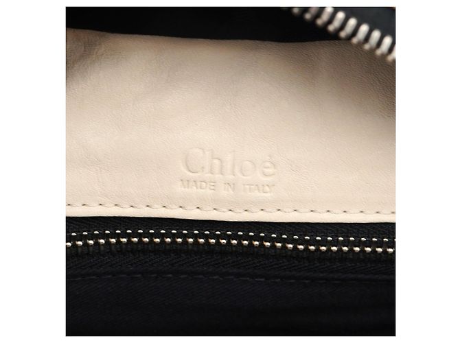 Chloé Borsa Tote Betty in pelle Off-White - vista 15