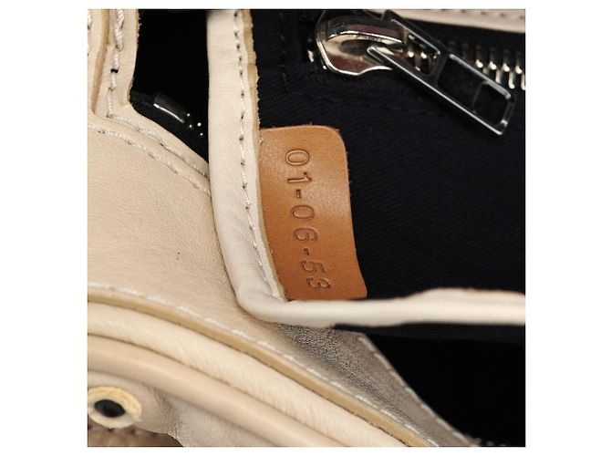 Chloé Borsa Tote Betty in pelle Off-White - vista 16