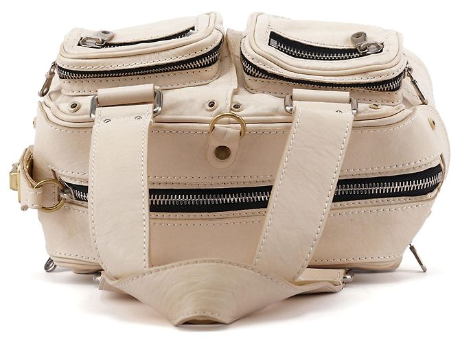 Chloé Borsa Tote Betty in pelle Off-White - vista 4