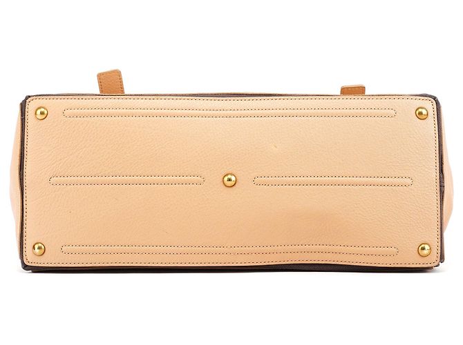 Yves Saint Laurent Borsa 2-Way Muse Two in pelle beige - vista 5