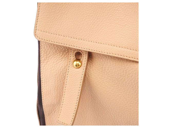 Yves Saint Laurent Borsa 2-Way Muse Two in pelle beige - vista 7