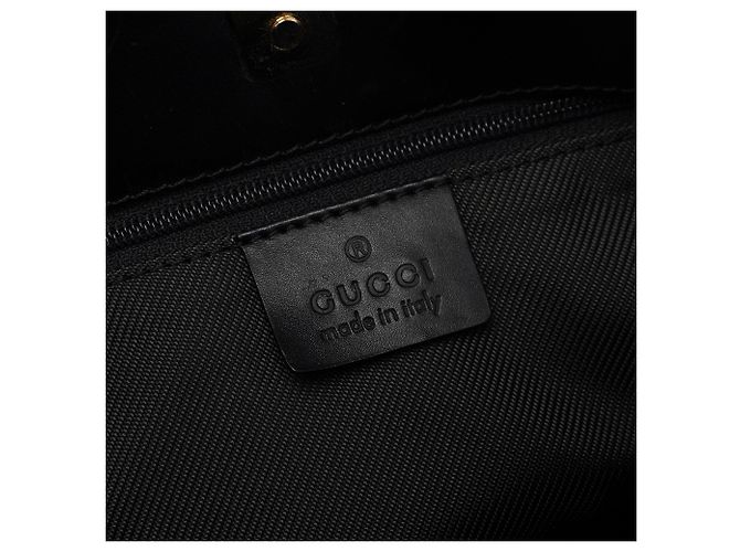 Gucci Borsa a tracolla GG in tela nera - vista 10