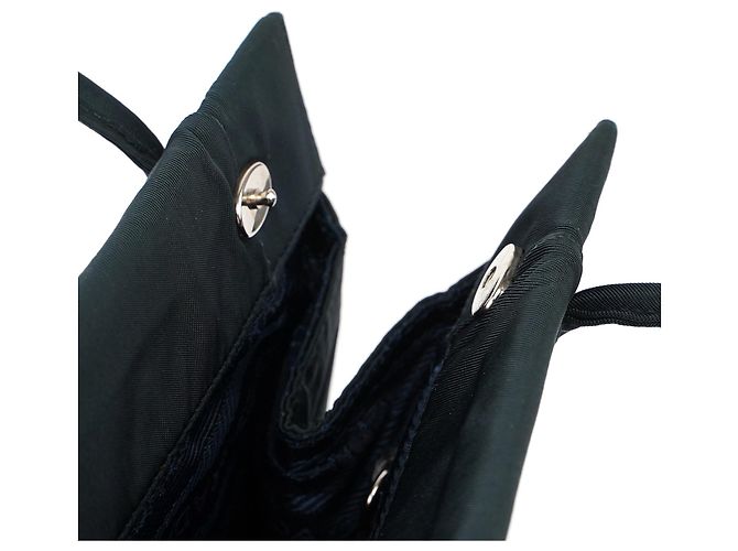Prada Borsa City Tote in Tessuto Navy - vista 12