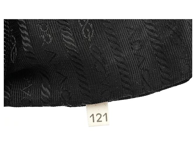 Prada Borsa Tote Black Tessuto Metallo - vista 12
