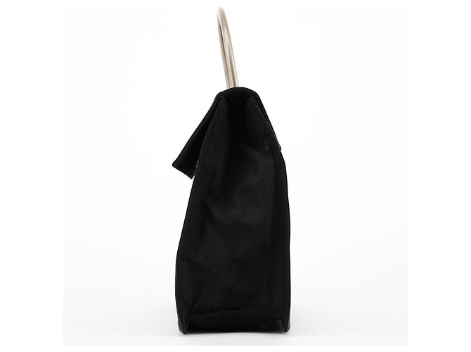 Prada Borsa Tote Black Tessuto Metallo - vista 2