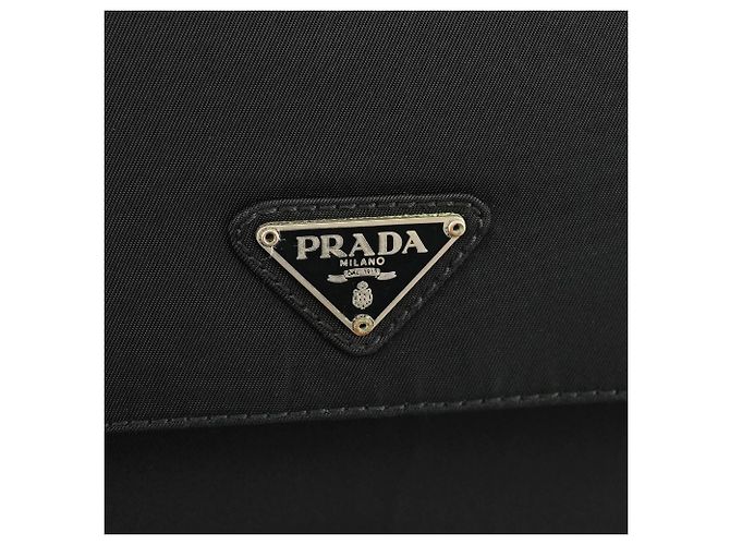 Prada Borsa Tote Black Tessuto Metallo - vista 6