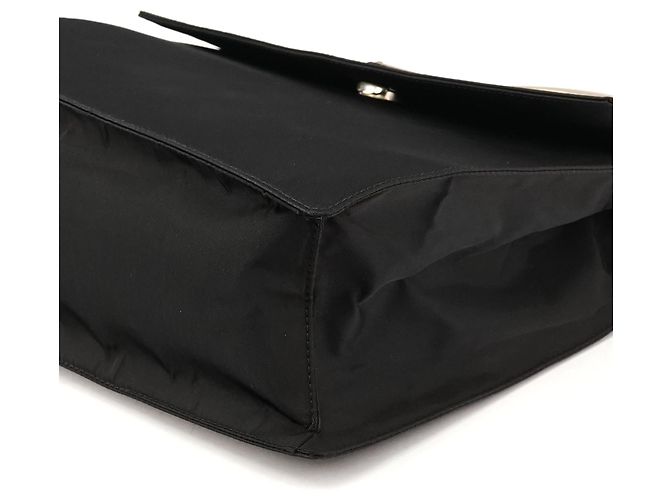 Prada Borsa Tote Black Tessuto Metallo - vista 8