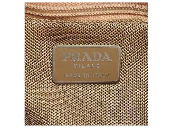 Prada Borsa a tracolla in pelle Vitello beige Primavera 1999 - vista 13