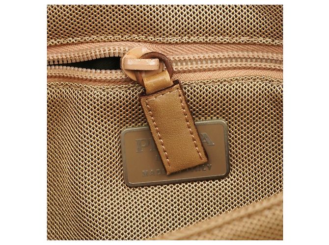 Prada Borsa a tracolla in pelle Vitello beige Primavera 1999 - vista 14