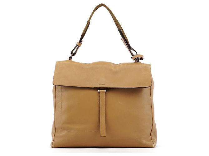 Prada Borsa a tracolla in pelle Vitello beige Primavera 1999 - vista 2