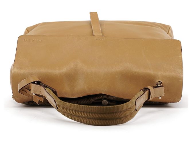 Prada Borsa a tracolla in pelle Vitello beige Primavera 1999 - vista 5