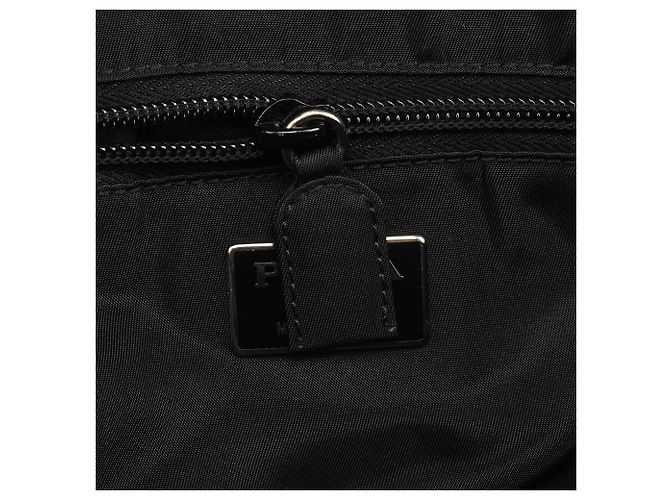 Prada Saco Tote 1998 Black Tessuto Mare Nylon com pegas de resina - vista 14