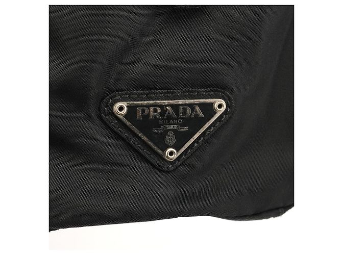 Prada Saco Tote 1998 Black Tessuto Mare Nylon com pegas de resina - vista 5