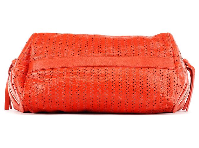 Chloé Borsa Kerala in pelle traforata rossa - vista 5