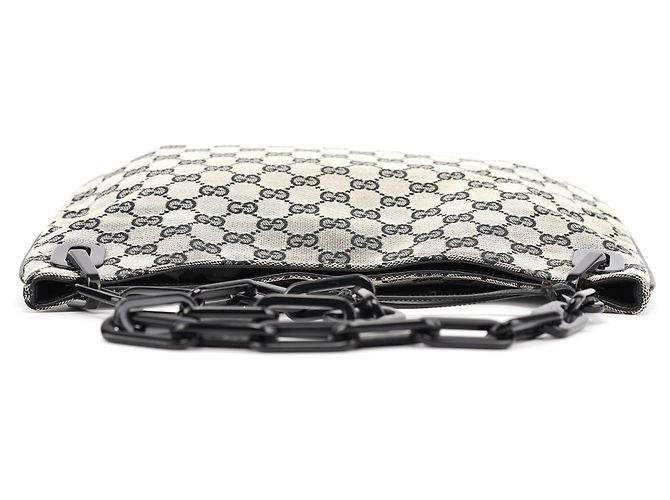 Gucci 001 4168 Borsa a tracolla Beige GG Chain - vista 4