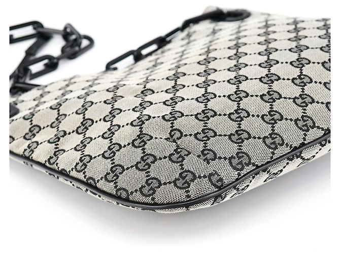 Gucci 001 4168 Borsa a tracolla Beige GG Chain - vista 8