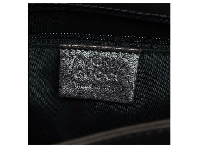 Gucci Borsa crossbody a patta in pelle di vitello marrone - vista 11