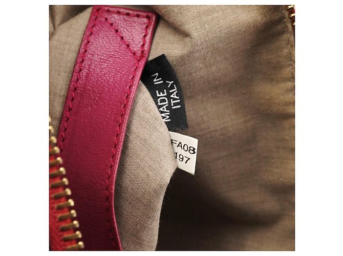 Marc Jacobs Borsa a tracolla Stam in pelle trapuntata rosa - vista 13