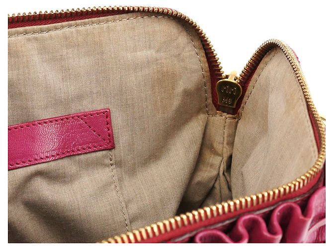 Marc Jacobs Borsa a tracolla Stam in pelle trapuntata rosa - vista 14