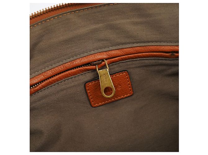 Chloé Borsa a tracolla Marcie in pelle marrone - vista 17