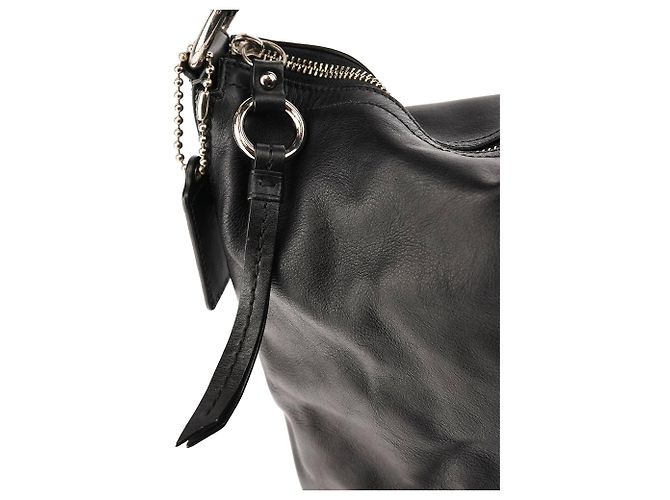 Coach Borsa a tracolla Soho Hobo in pelle nera F13108 - vista 6
