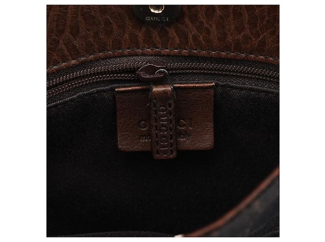 Gucci Borsa Tote Brown GG Horsebit - vista 12