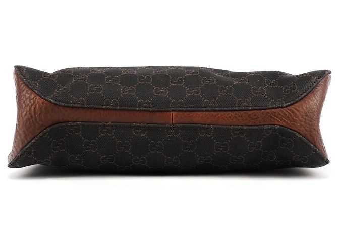 Gucci Borsa Tote Brown GG Horsebit - vista 4
