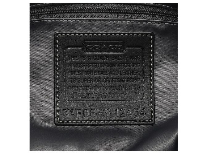 Coach Borsa Tote Hamptons 12454 in pelle patchwork nera - vista 11