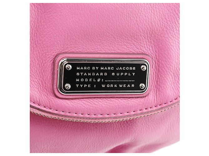 Marc by Marc Jacobs Borsa a tracolla Classic Q in pelle rosa - vista 7