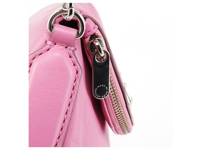 Marc by Marc Jacobs Borsa a tracolla Classic Q in pelle rosa - vista 8