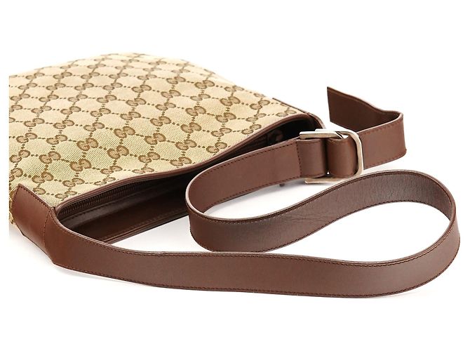 Gucci Borsa a tracolla GG Canvas Beige Brown - vista 11