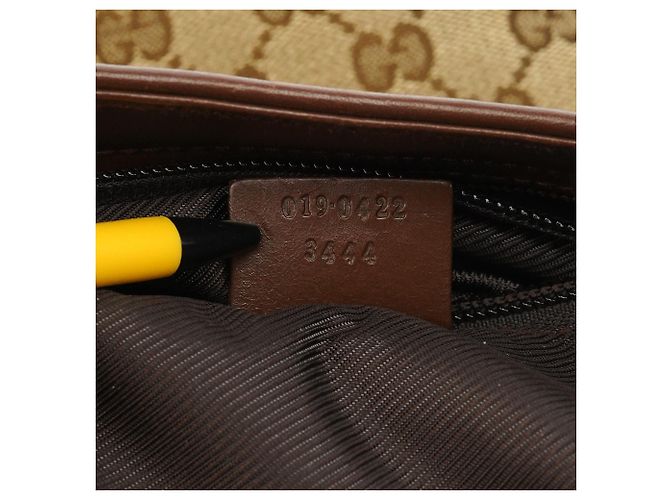 Gucci Borsa a tracolla GG Canvas Beige Brown - vista 14