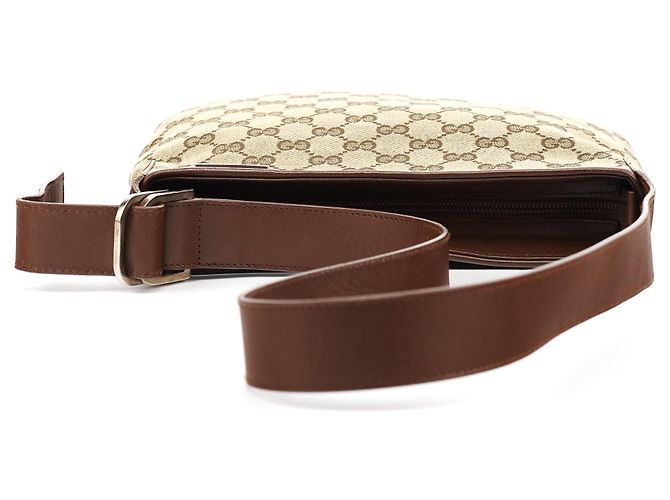 Gucci Borsa a tracolla GG Canvas Beige Brown - vista 4
