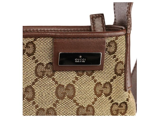 Gucci Borsa a tracolla GG Canvas Beige Brown - vista 6