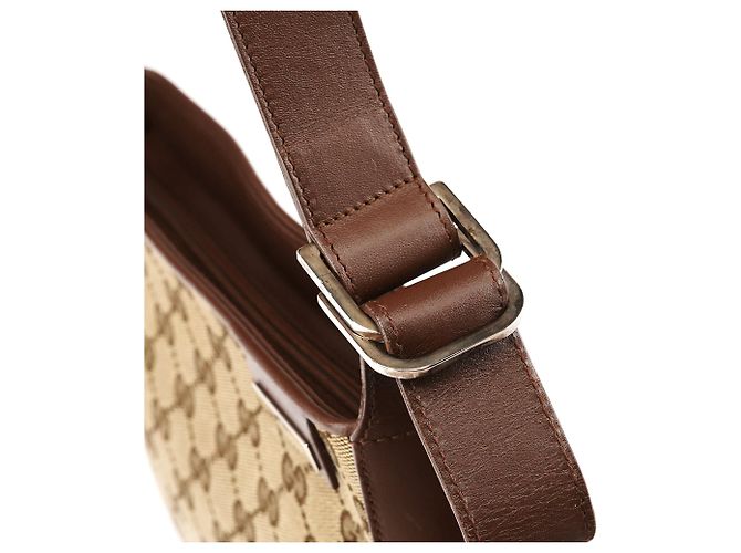 Gucci Borsa a tracolla GG Canvas Beige Brown - vista 7