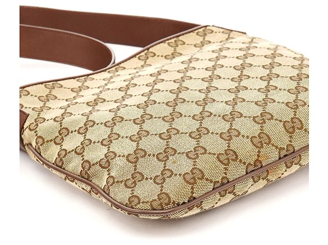 Gucci Borsa a tracolla GG Canvas Beige Brown - vista 9