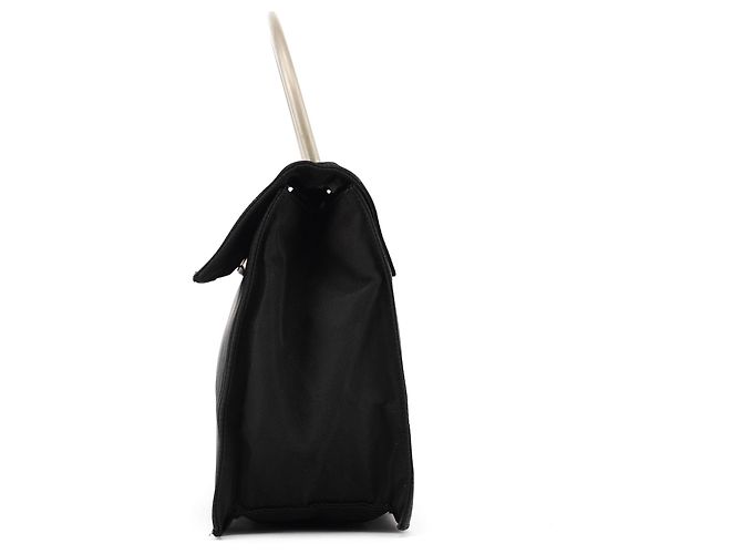 Prada Borsa a mano in nylon Tessuto Metal nero - vista 2