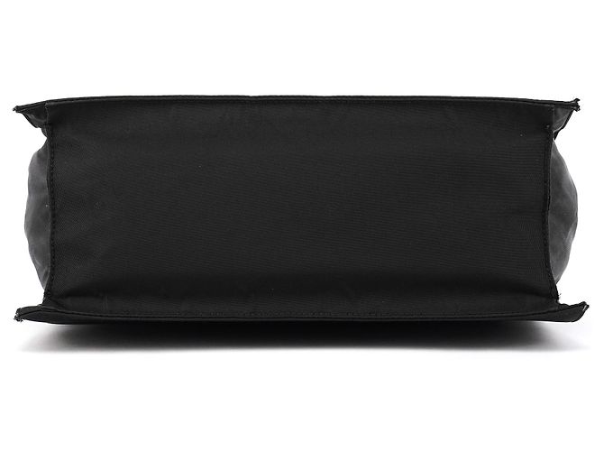 Prada Borsa a mano in nylon Tessuto Metal nero - vista 5
