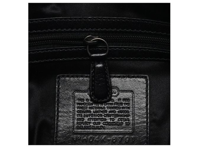 Coach Borsa a tracolla in nylon trapuntato nera - vista 14