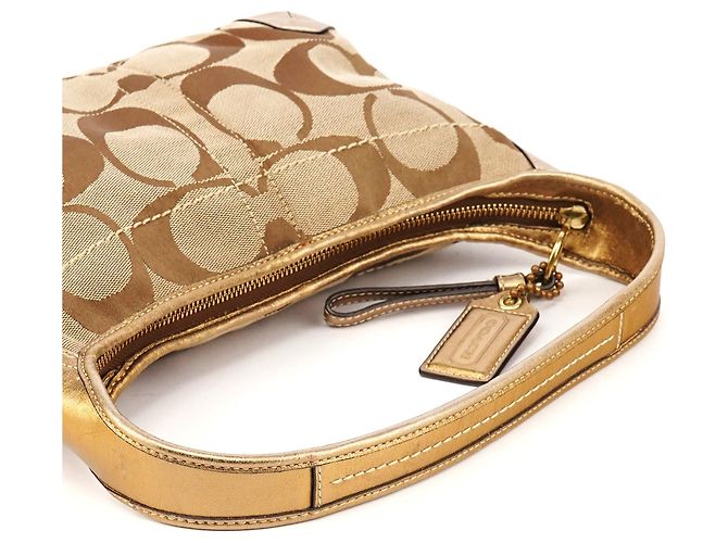 Coach 11599 Borsa a Tracolla Ergo Hobo Beige Gold - vista 10