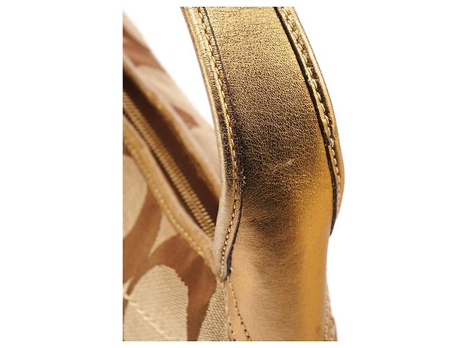 Coach 11599 Borsa a Tracolla Ergo Hobo Beige Gold - vista 11