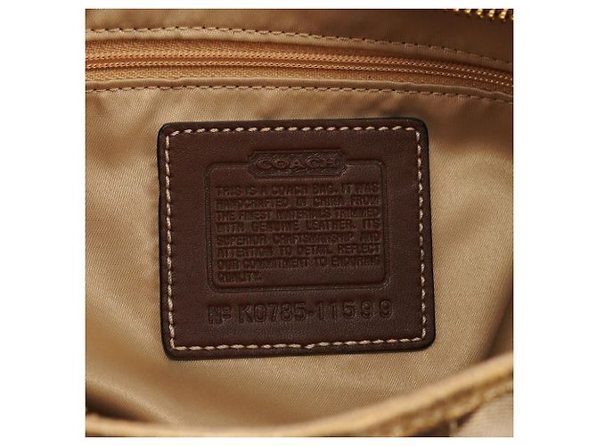 Coach 11599 Borsa a Tracolla Ergo Hobo Beige Gold - vista 12