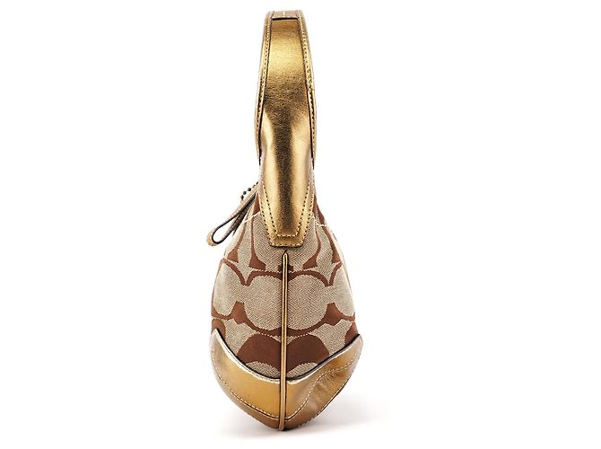 Coach 11599 Borsa a Tracolla Ergo Hobo Beige Gold - vista 2