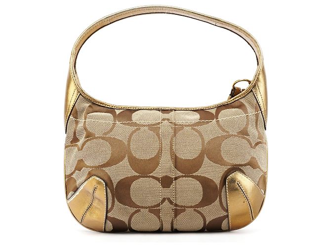 Coach 11599 Borsa a Tracolla Ergo Hobo Beige Gold - vista 3