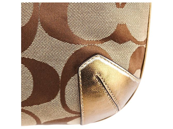 Coach 11599 Borsa a Tracolla Ergo Hobo Beige Gold - vista 7
