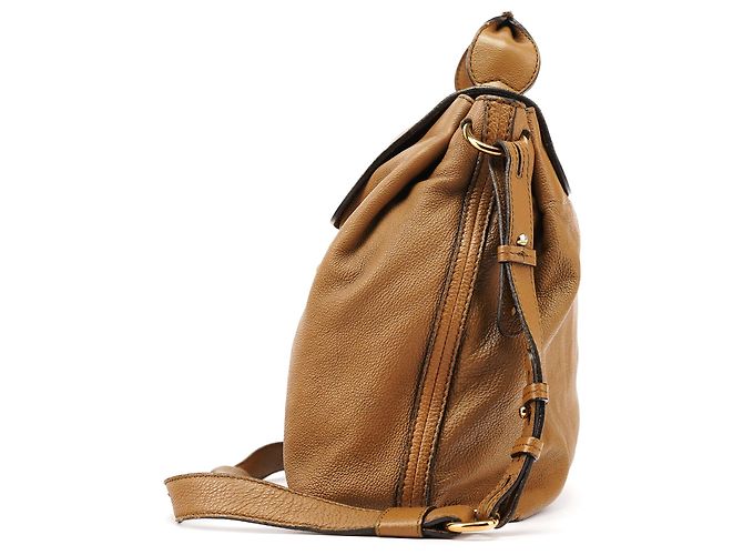 Chloé Borsa 2-Way Elsie in pelle marrone chiaro - vista 2